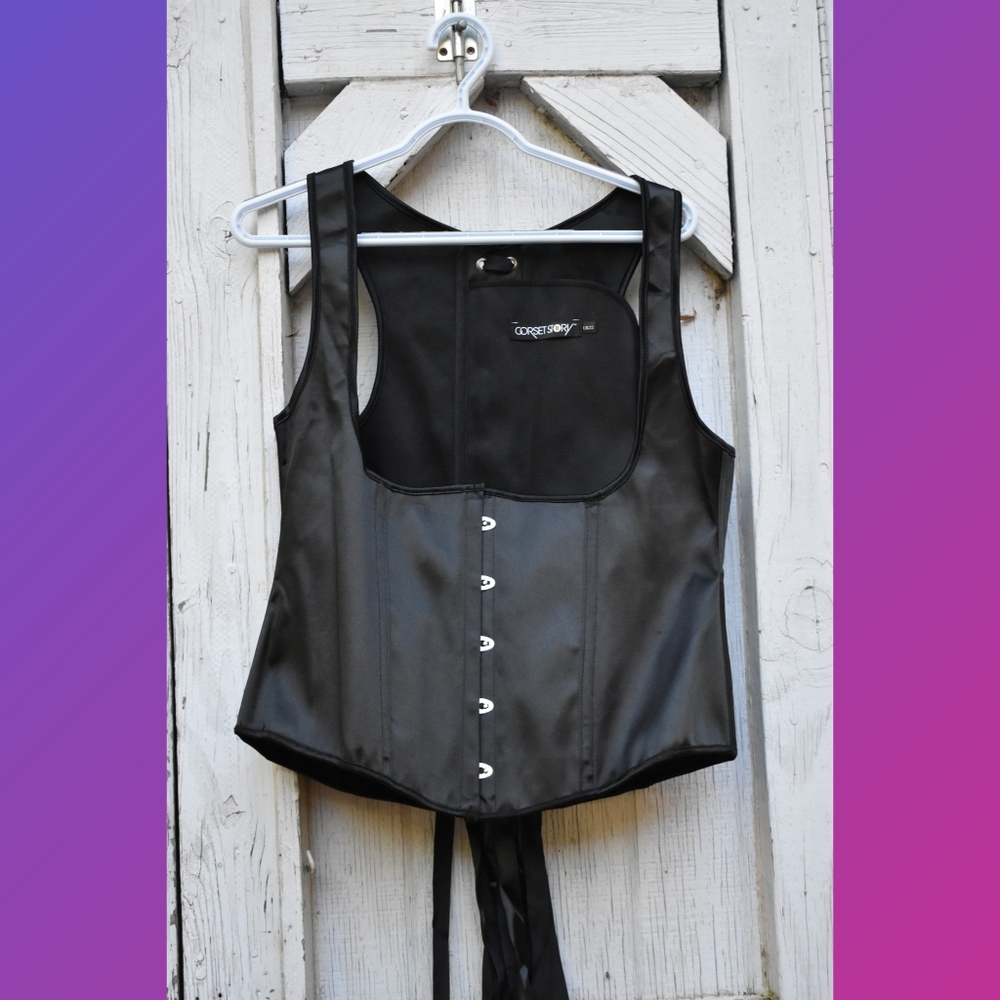 Corset Story Black Underbust Corset Size UK 22